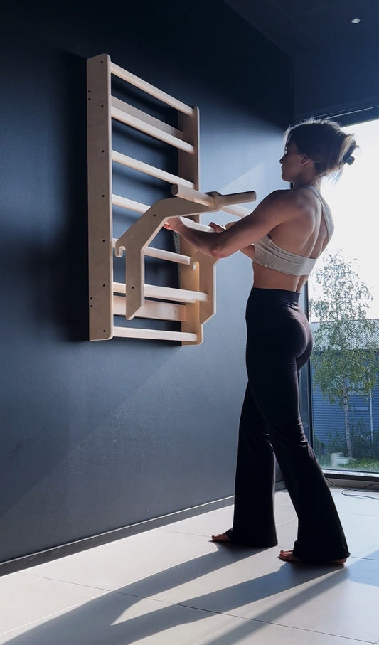 Using the Nalamoves Pull-up / Dip Extension on Wall Bars